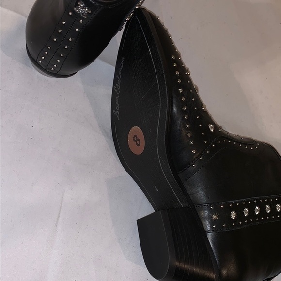 New Sam Edelman studded ankle boots size-8 - Picture 4 of 5